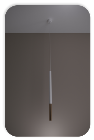 Lampy wiszące Frey biało - złote