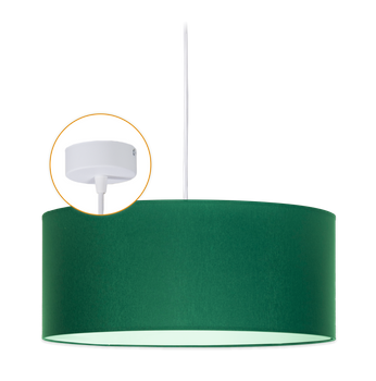 Lampy w butelkowej zieleni