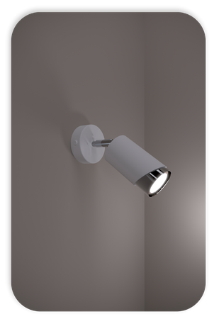 Plafony Bragi biało - srebrne