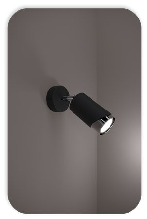 Plafony Bragi czarno - srebrne