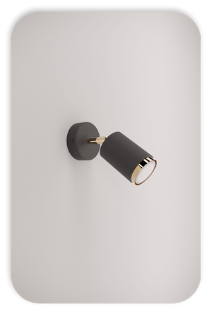 Plafony Idun czarno - złote