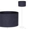Lampa stojąca Magni Biała z Antracytowym Soft abażurem