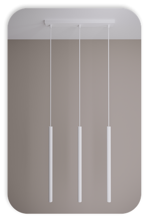 Lampy wiszące Modi białe