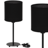 Lampka stołowa Magni czarna z czarnym abażurem