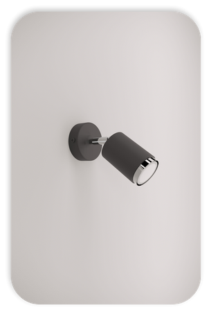 Plafony Idun czarno - srebrne