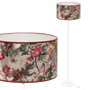 Lampa stojąca Magni Biała z Peony abażurem