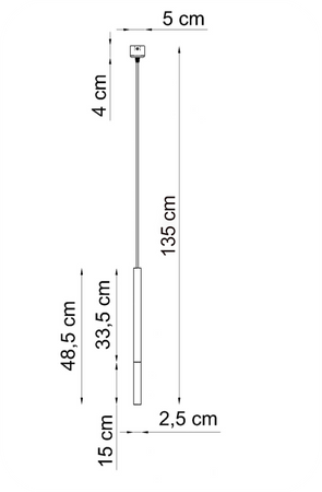 Lampy wiszące Frey biało - złote
