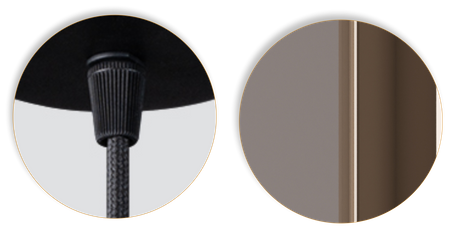 Lampy wiszące Modi czarno - złote