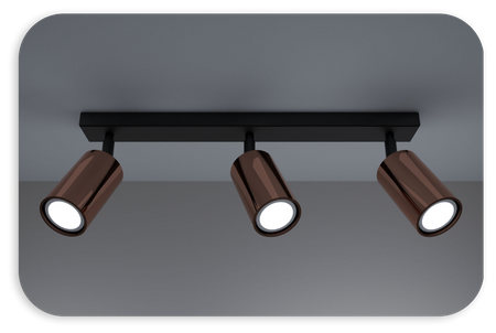 Plafony Rune miedziane