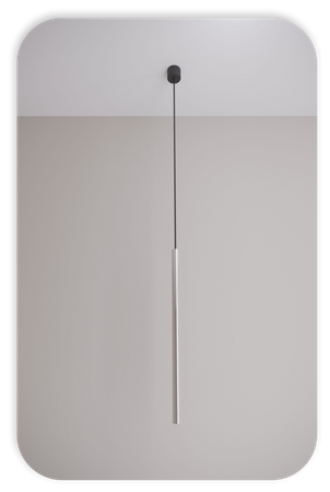 Lampy wiszące Modi czarno - srebrne