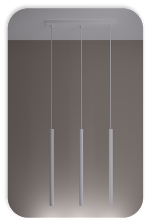 Lampy wiszące Modi białe