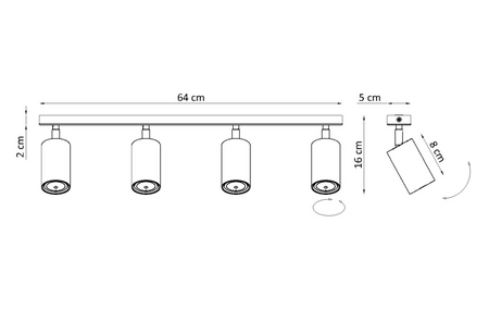 Plafony Rune miedziane
