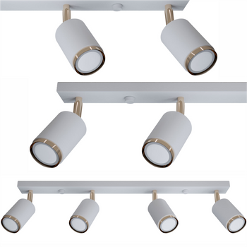 Plafony Idun biało - złote