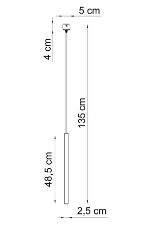 Lampy wiszące Modi czarno - srebrne