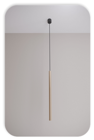 Lampy wiszące Modi czarno - złote