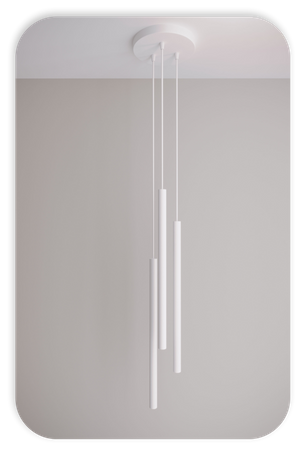 Lampy wiszące Modi białe