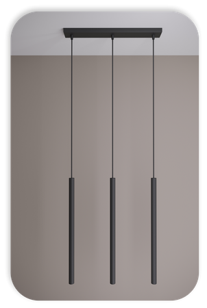 Lampy wiszące Modi czarne