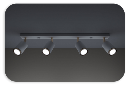 Plafony Idun biało - złote