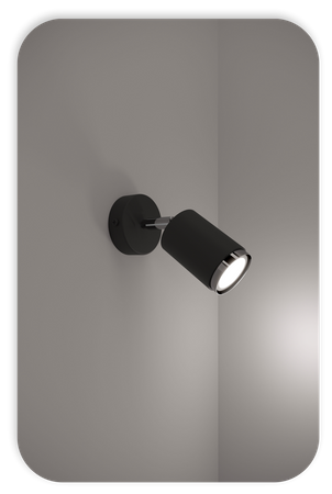 Plafony Idun czarno - srebrne