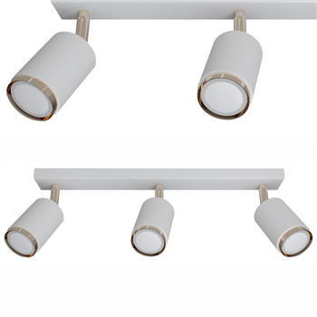 Plafony Idun biało - złote