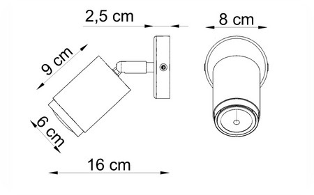 Plafony Idun biało - złote