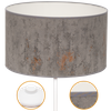 Lampa stojąca Magni Biała z Szarym Concret abażurem
