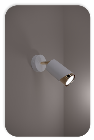 Plafony Bragi biało - złote