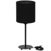 Lampka stołowa Magni czarna z czarnym abażurem