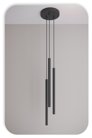 Lampy wiszące Modi czarne