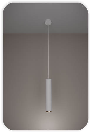 Lampy wiszące Idun biało - złote