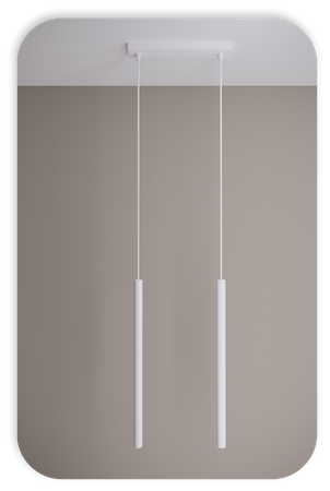 Lampy wiszące Modi białe