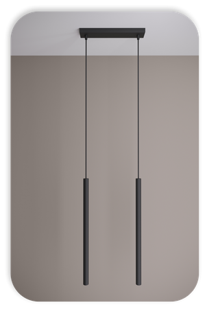 Lampy wiszące Modi czarne