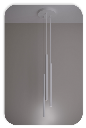 Lampy wiszące Modi białe