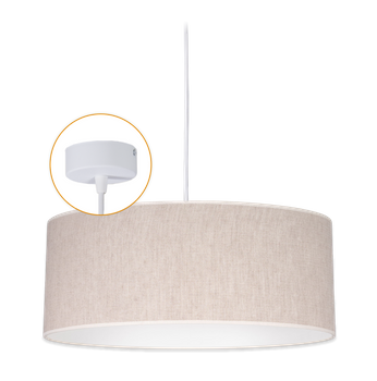 Lampy z naturalnego lnu