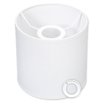 Abażur biały 15/15 cm