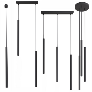 Lampy wiszące Modi czarne