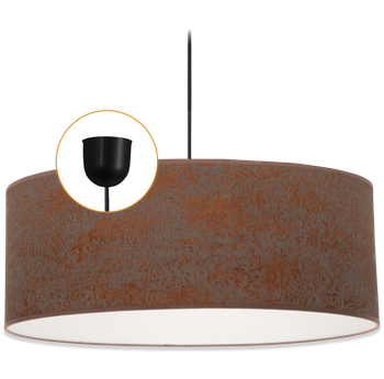 Lampy Concret brązowe