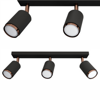 Plafony Idun czarno - miedziane