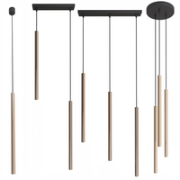 Lampy wiszące Modi czarno - złote