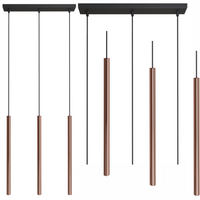 Lampy wiszące Modi czarno - miedziane