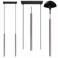 Lampy wiszące Modi czarno - srebrne